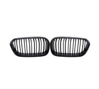 Radiator Grille 1 Pair For BMW 1 Series F20 F21 2012-2019 Front Grilles Gloss Black Kidney Grill Replacement Racing Front Bumper Grilles(Double-Matte Black)