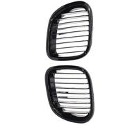 Radiator Grille 2Pcs For BMW For Z3 1996 1997 1998 1999 2000 2001 2002 Car Front Bumper Kidney Grille Racing Grills Gloss/Matte Black Mesh Grill(Gloss black)