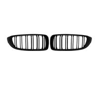Radiator Grille Carbon Fiber Kidney Grille ABS Front Bumper Racing Grill For BMW 4 Series 428i 440i 435i 2013+ F33 F36 F80 For M3 F82 For M3 F83 For M4(Gloss black)