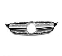 Radiator Grille Compatible With Mercedes-Benz For C Class W205 C180 C200 C250 C300 C350 C400 C43 2014 2015 2016 2017 2018 Front Bumper Grille Hood Mesh Grill