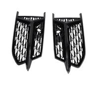 Radiator Grille For A6 For S-Line S6 C8 2018-2025 4K0807151A Front Bumper Fog Light Grille Cover(Black)