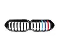 Radiator Grille For BMW For 2-Series F44 2020-2023 Single Line Style Black Front Bumper Racing Grille Glossy Car Grill Front Grill(Single-3-Color)