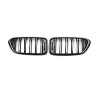 Radiator Grille For BMW For 6-Series G32 2017-2020 640i Carbon Fiber Look Double Line Style Front Bumper Racing Grill Glossy Dual Slats Grilles Front Grill(Double-Carton Look)