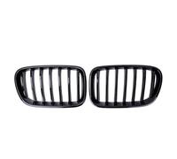 Radiator Grille For BMW For X3 For F25 2010-2013 All Black Single Line Style Front Bumper Grilles Silver Diamonds Racing Double Slat Grills Mesh Grill(Single-Glossy Black)