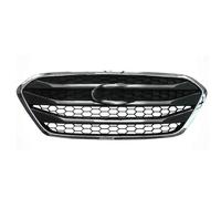 Radiator Grille For Hyundai IX35 2010-2013 ABS Chrome Around The Array Before Decorating Competition Matrix Barbecu MTVTFECEWG(Style B)