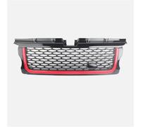 Radiator Grille For Land For Rover For Range For Sport L320 2005-2009 Styling Central Upper Grille Mesh Vent Trim Decorations Front Grill(Black Red Black)