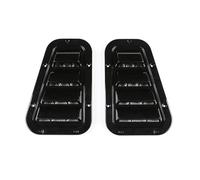 Radiator grille For Land Rover For Defender 90 110 130 2004-2017 2018 2019 Front Engine Hood Bonnet Vents Air Outlet Trim Cover(Style A-Black)
