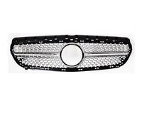 Radiator Grille For Mercedes For Benz For B Class W246 2012-2019 B180 B200 B220 B26 Front Bumper Grille Grill Mask Grid Body Kit Tuning Mesh Grill(15-19 Diamond Silver)