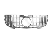 Radiator Grille For Mercedes For Benz For GL-Class X164 2007-2009 GL320 Glossy Black GTR Style Bumper Grille Chrome Silver Racing Grill Upper Front Grill(OneColor)