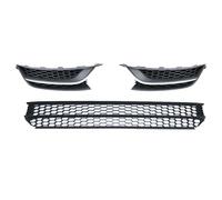 Radiator Grille For VW For Passat 2012-2015 Car Front Bumper Honeycomb Honey Intake Grille Body Fog Light Cover Decoration Kit MTVTFECEWG(1set)