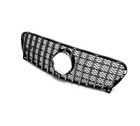 Radiator Grille Front Bumper Grill GT Diamond Style GLA Grille For Mercedes For Benz GLA Class X156 2014-2016Year GLA200 GLA260 GLA250 Front Grille Grills(B Silver)
