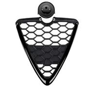 Radiator Grille Front Bumper Grille Carbon Fiber Pattern For Alfa For Romeo For Giulietta 2010-2016 Racing Grill Honeycomb Mesh QAQMHVCVB(Glossy Black)