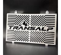 Radiator Grille Guard Cover Protector Compatible with For Honda TRANSALP XL750 2023 Motorcycle Engine Cooler Water Tank Net Protection (Silver)