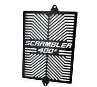 Radiator Grille Guard Cover Protector Compatible with For Triumph Scrambler 400X 2024 Motorcycle Net Protection (Black)