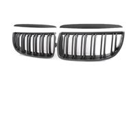 Radiator Grille Replacement For 3 Series E90 E91 Pre-Facelift 2005-2008 320i 330 Kidney Front Grill Carbon Fiber Chrome Gloss Matte Black Grille Lower Grille(Matte Black)
