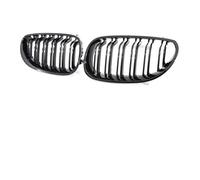 Radiator Grille Replacement For 5 Series E60 E61 M5 2004-2009 530i 520i 525i 540i 550 Kidney Grille Gloss Black Chrome Carbon Matte Grill Lower Grille(Gloss Black)