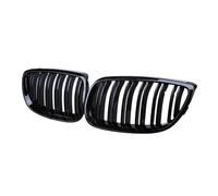 Radiator Grille Replacement For E92 E93 3-Series 328I 335I Coupe 2006-2013 Car Style Gloss Black Front Kidney Double Slat Grill Grille Racing Grills Lower Grille(2006-2009)