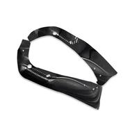 Radiator Guard ABS Carbon Fiber Cover Motorcycle Frame Cover Swing Arm Protector Side Panel Fairing Fit For Yamaha YZF R6 2006-2018 Radiator Cover(B Glossy Black)