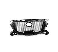 Radiator Guard Grill Car Front Bumper Upper Grille Honeycomb Mesh Glossy Black For Mazda 3 For Axela 2017 2018 Front Kidney Grilles