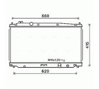 Radiator HD2253 AVA 19010RB0004 19010RB0E91