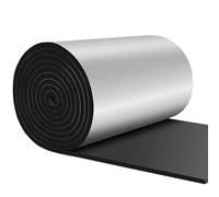 Radiator Heat Deflector Foil Aluminium Film with Foam Core Self-adhesive Soundproof Conservatory Roof Insulation Panels Roof Insulation Boards, for Windows Floor Van Camper Wall Roof, 5mm ( Size : 1mx