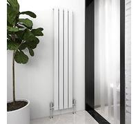 Mcc Designer Flat Panel Double Radiator 1600 X 272Mm Black, Black