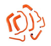 Radiator Hose Car Radiator Coolant Hoses Kit Engine Cooling Hose Compatible with Mazda for Roadstar for Miata for MX-5 1989-1993(Orange)