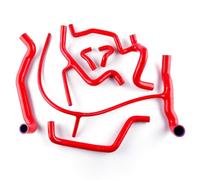 Radiator Hose Compatible With VW For Jetta For Vento GLX A3 VR6 1994 1995 1996 1997 1998 1999 AAA 2.8L And ABV 2.9L Manual Transmission Only Car Radiator Hoses(Red)