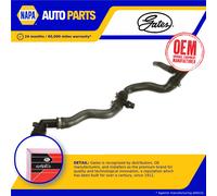 Radiator Hose fits AUDI A5 2.0D Lower 2016 on Coolant Gates 8W0122055N Quality