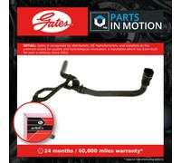 Radiator Hose fits SKODA SCALA NW1 1.0 2019 on Coolant Gates 2Q0122101BP Quality