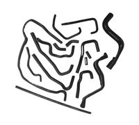 Radiator Hose Pipe Compatible with Nissan for Patrol for Safari GR GU Y61 ZD30 3.0TD 1997-2015 Coolant Radiator Heater Hose Air Intake Duct 16pcs