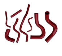 Radiator Hose Pipe Compatible with Suzuki for BFZA-6 BBZR-Y6 BFXR-6 BFXA-6 2005 2006 2007 2008 2009 2010 2011 Coolant Radiator Hose(Red)