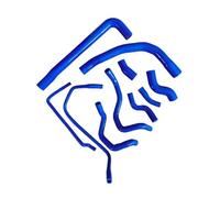 Radiator Hoses Compatible with Mini for Cooper for R50 1.4i 1.6i 3 Doors 2000 2001 2002 2003 2004 2005 2006 Japan Hot-Climate with AC Silicone Radiator Hose