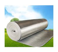 Radiator Insulation Film, Reflective Bubble Foil, 5mm Thick Panels with Adhesive Pad, Energy Saving Double Aluminium Insulation, 1 x 2M (2m²)