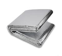 Radiator Insulation Foil, 5M X 60Cm Silver Aluminum - Noise Reduction, Heat Retention(With stickers)
