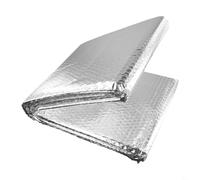 Radiator Insulation Foil Sheet 5m x 60cm Double Sided Aluminum Film to Help Save Energy and Reduce Heating Costs (Without stickers)