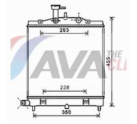 Radiator KA2172 AVA 2531007500 2531007510 2531007800 2531007810