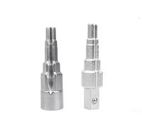 Radiator Key Radiator Valve Spud Wrench High Carbon Steel Valve Core Removal Tool Smooth Ratchet Action for Radiator Water Valve Repair Plumber HVAC Technician DIY Tool(2 Piece Set)