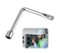 Radiator Key Triangle Spanner Portable L-Type Radiator Bleed Valve Key for Commercial Bin Gas Meter Cabinet Lamp Post Fireplace Chimney Radiator Electric Elevator Door Valves Radiator Triangular Key