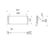 MAHLE CR 2773 000P Engine radiator