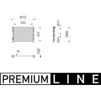 Mahle Radiator CR2805000P - Fits Seat & VW - OE Quality and Specifications