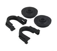 Radiator Mount Bracket Bushing Kit 21542-CA000 for Nissan | Made of high-strength ABS plastic, black finish, resists heat and engine vibration