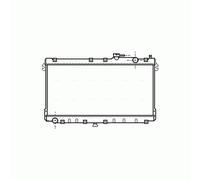 Radiator MZ2087 AVA B61P15200 B61P15200A B61P15200B BPE815200