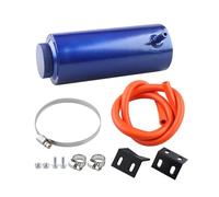 Radiator Overflow Tank Universal Coolant Radiator Coolant Tank 800ml Expansion Tank Cooling Catch Bottle Overflow Reservoir Aluminum Coolant Expansion Tank Cap(Blue)