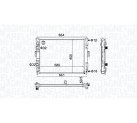 MAGNETI MARELLI 350213160600 Engine radiator