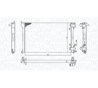 Radiator/Parts Magneti Marelli 350213171300 for PEUGEOT