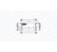 Radiator/Parts Magneti Marelli 350213215100 for CITROËN FIAT
