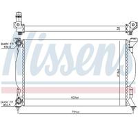 Radiator/Parts NISSENS 60304A for AUDI SEAT