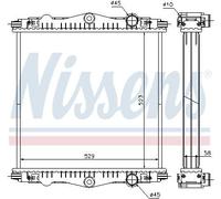 Radiator/Parts NISSENS 614450