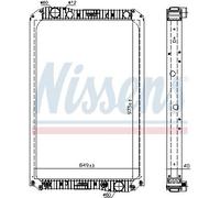 Radiator/Parts NISSENS 62571A